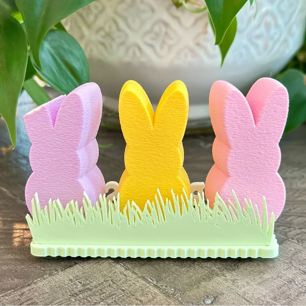 Peeps Bunny Happy Easter Sign